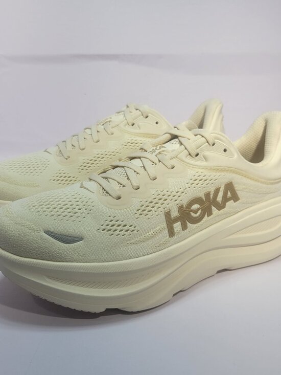Hoka One One Shoes - HOKA One One Bondi 9 Wide Women's US Size 11D Vanilla/Birch 1162014 VCH